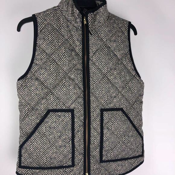 J.Crew Factory Excursion Herringbone Puffer Vest - Picture 5 of 7